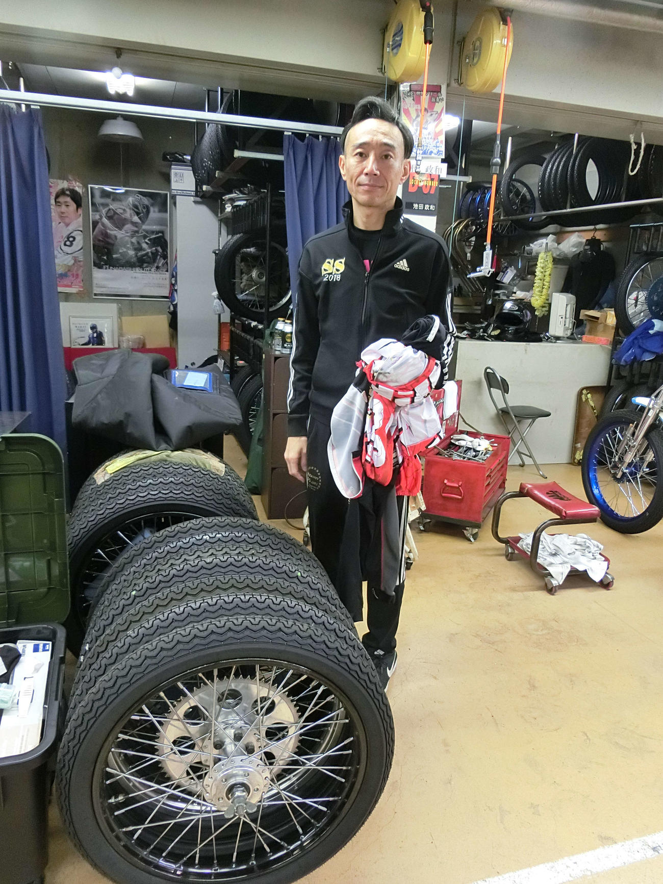 永井大介は地元で先を見据えた整備を進めていく（撮影・海老原実）