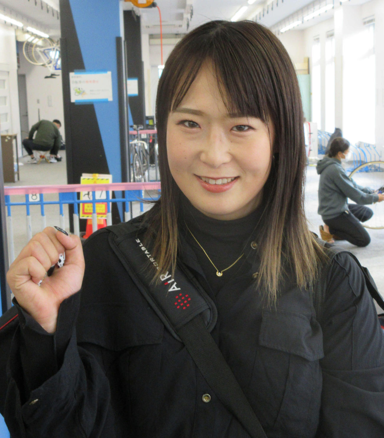 上昇をアピールする西島叶子