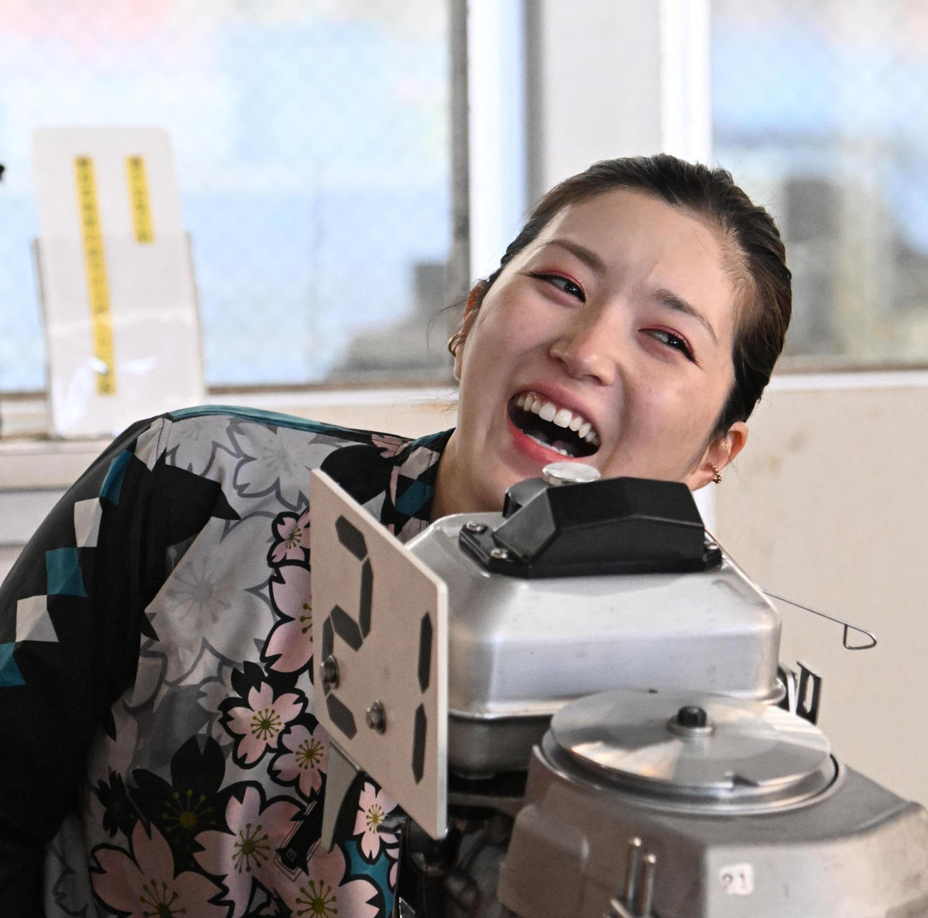 意地の3コースまくりで2勝目を挙げた西橋奈未