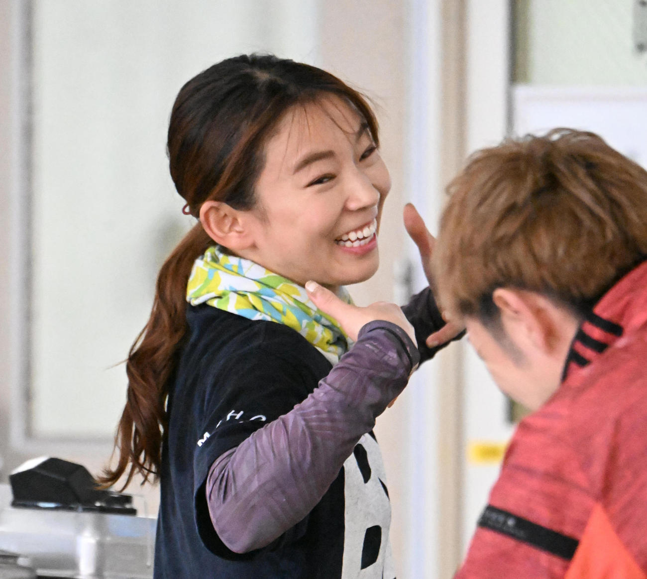 3勝目を挙げた守屋美穂