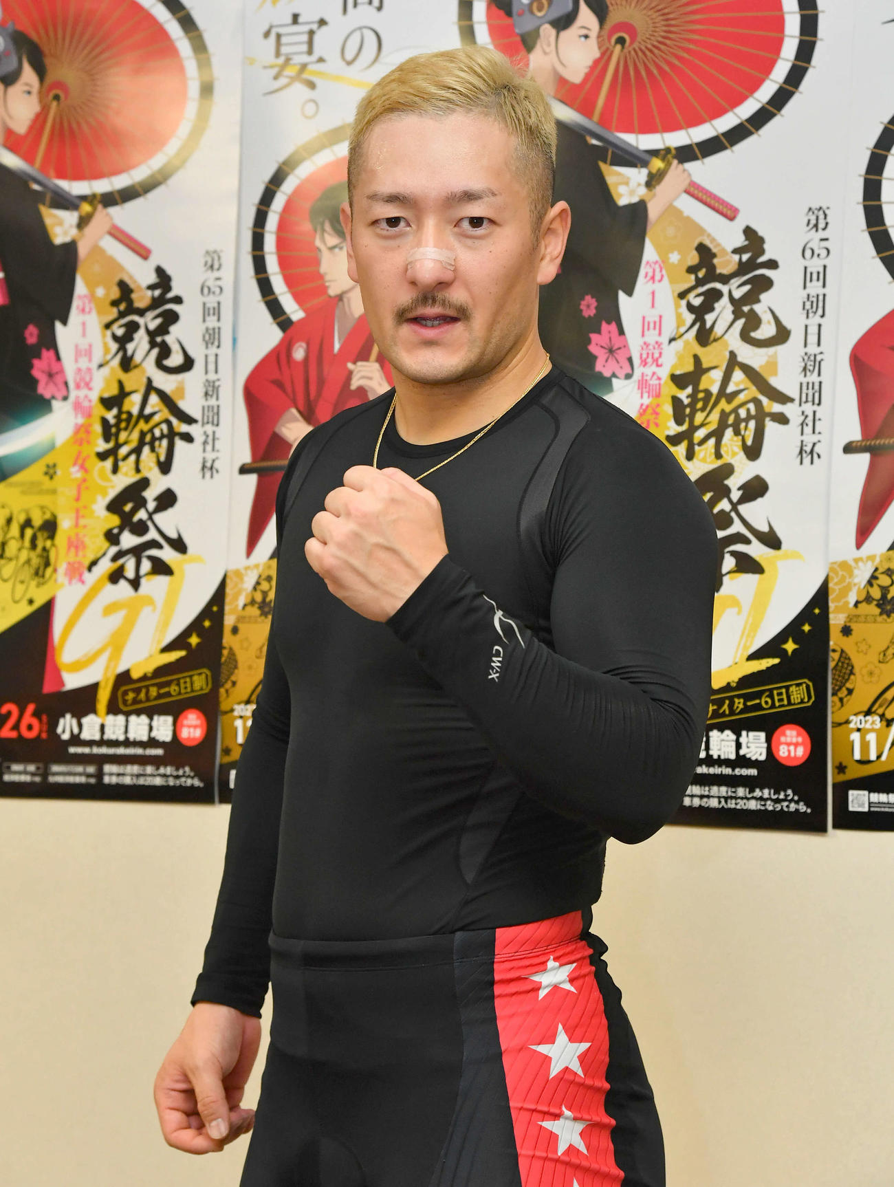 G1競輪祭4日目　11R、2着の松井宏佑（撮影・岩下翔太）