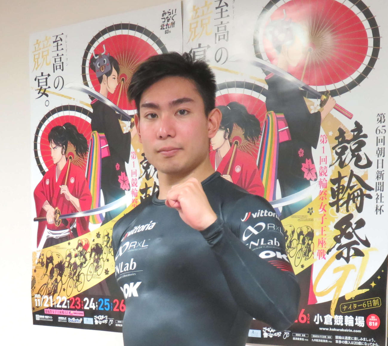 同学年の犬伏湧也を突っ張って2着に粘った小原佑太（撮影・栗田文人）