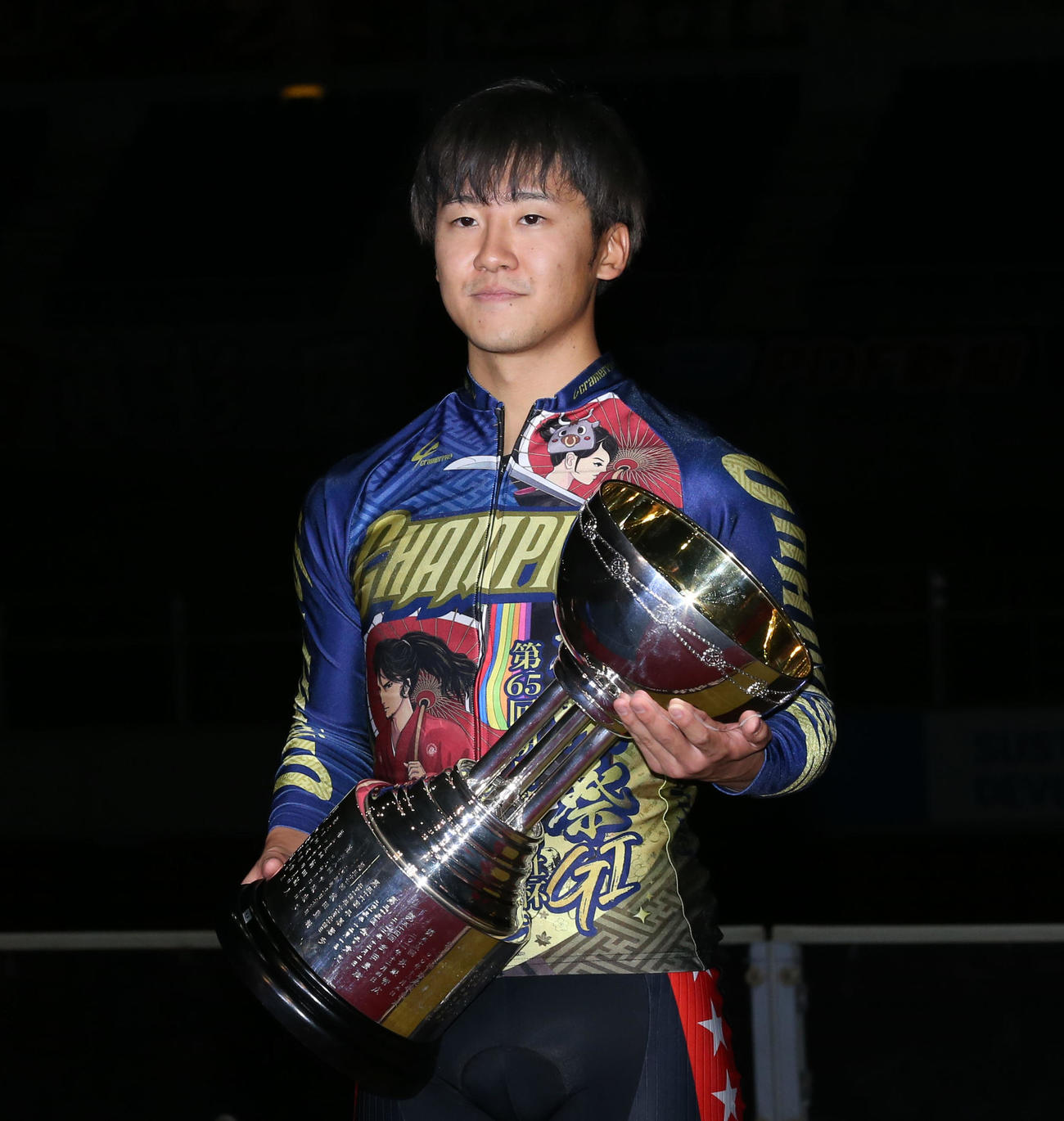 優勝した真杉匠（撮影・冨田成美）