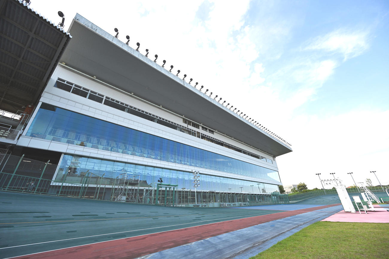 KEIRINグランプリ2023を開催する立川競輪場（2023年7月6日撮影）