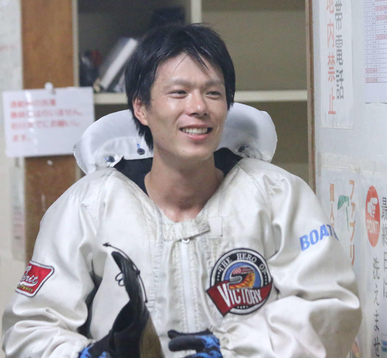 前検1番時計をマークした末永由楽