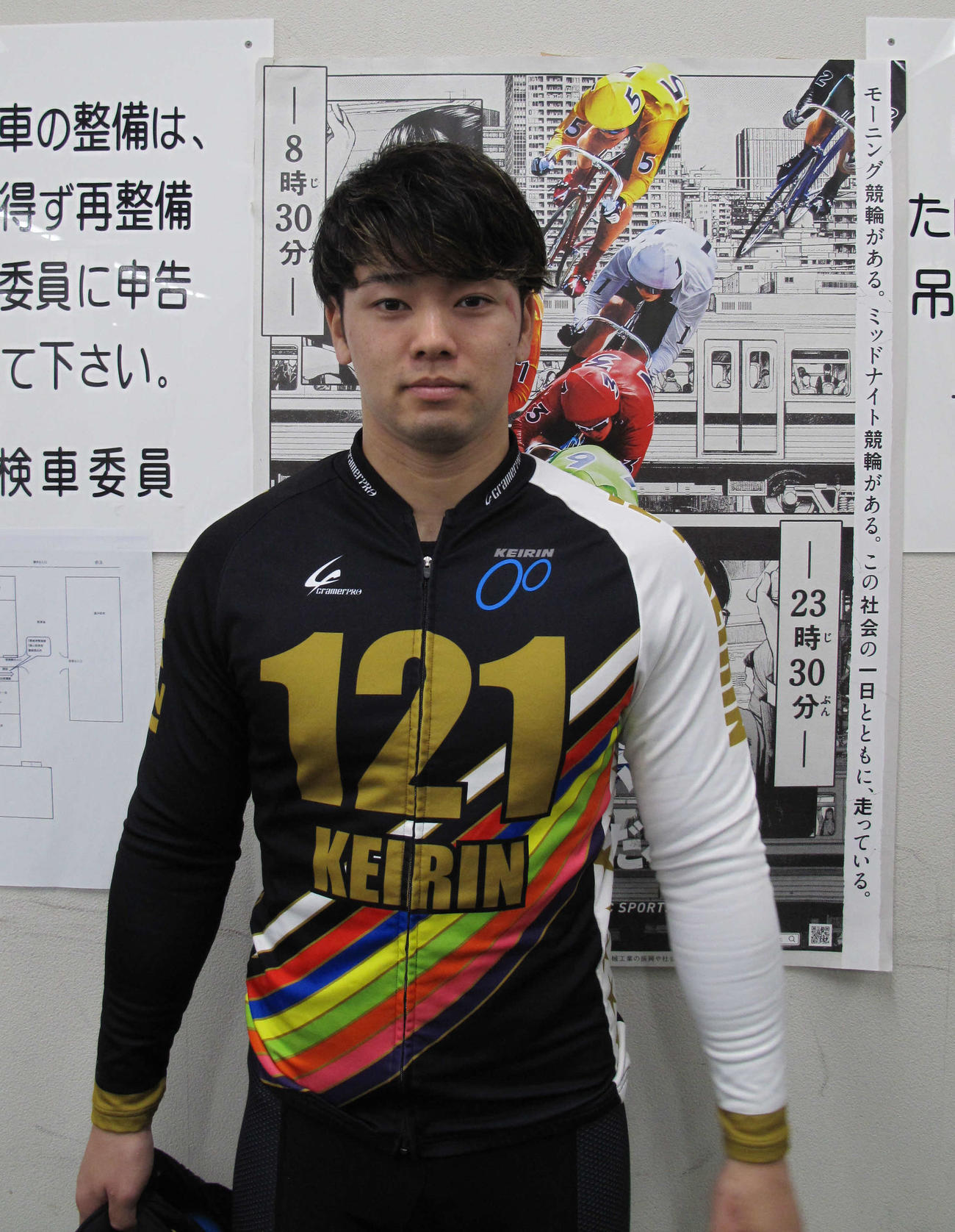 河崎正晴が持ち前の根性で予選クリアする　（撮影：和田年弘）