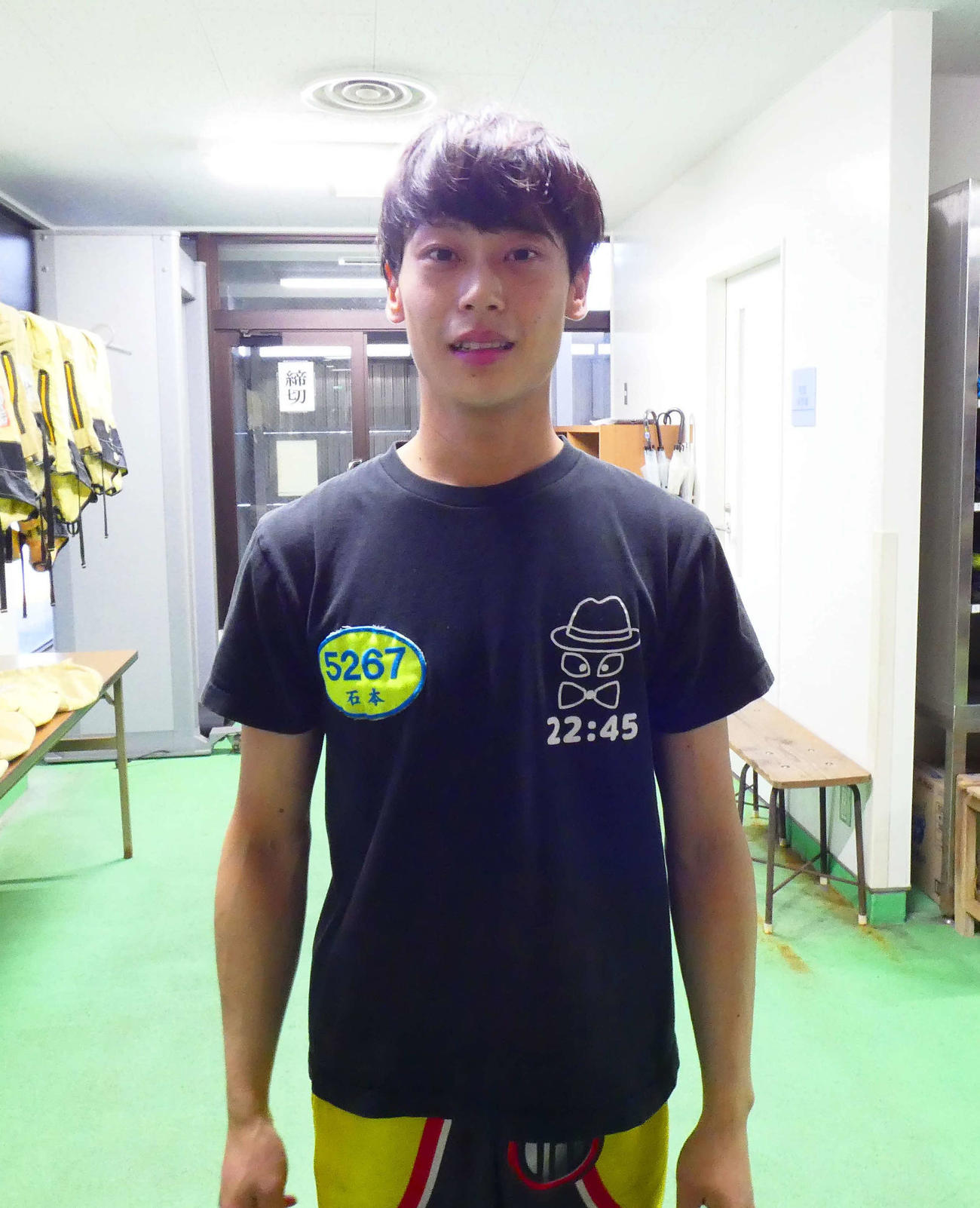 石本裕武は12R優勝戦2枠で出番。デビュー初優勝の可能性は十分ある（撮影・前原一樹）