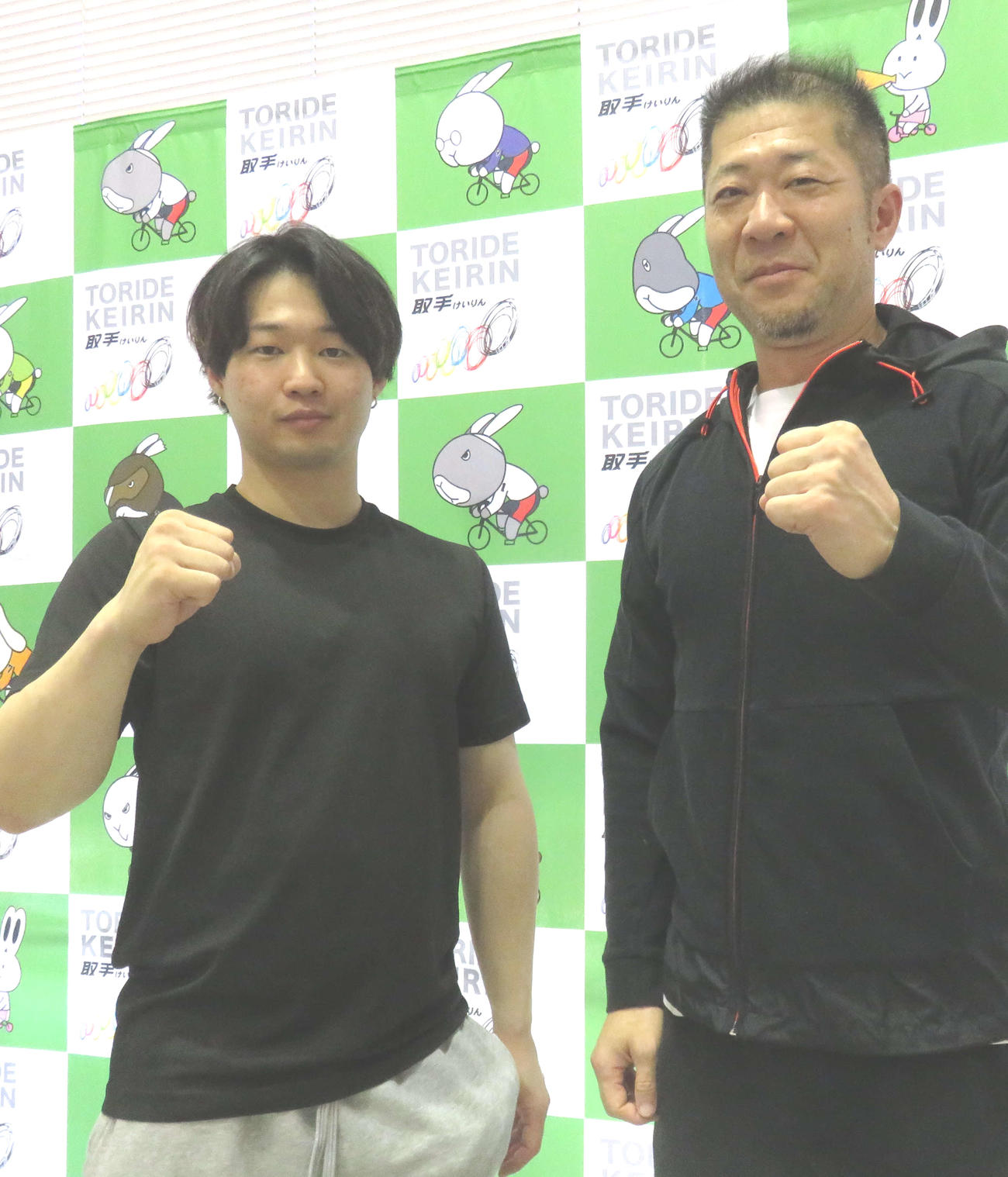 上野恭哉（左）が高木和仁と久留米ワンツーへ意気込む