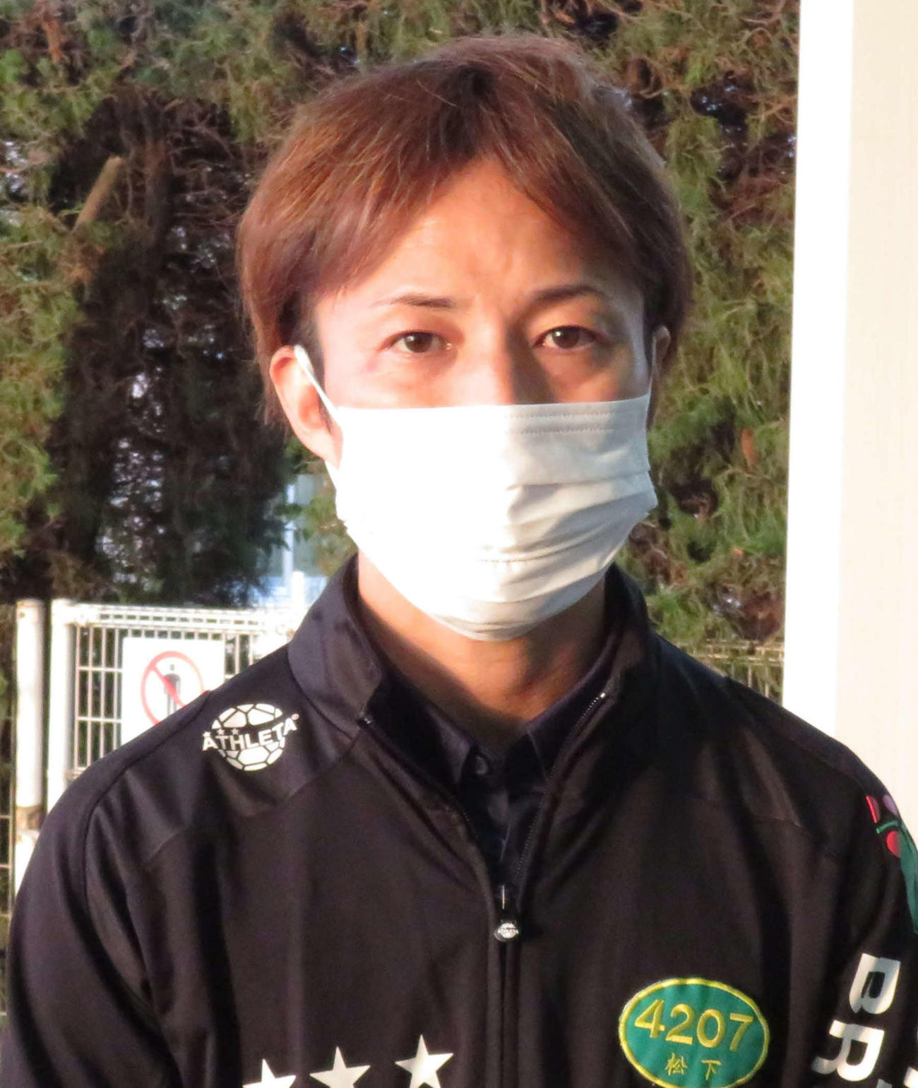 仕上がりに自信を持つ松下一也