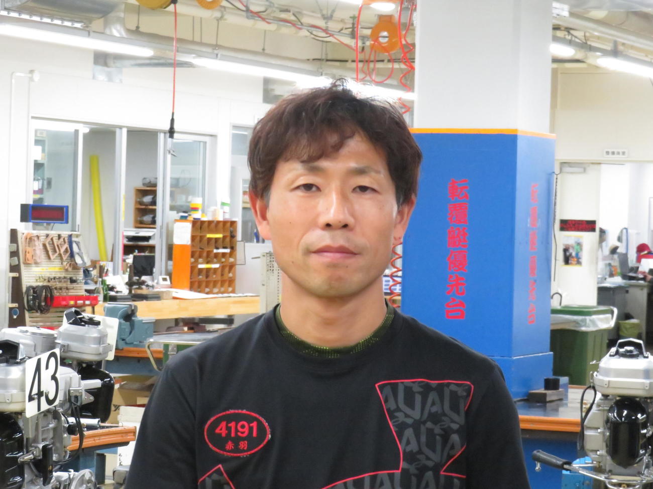 逆転優出へ集中力を高める赤羽克也
