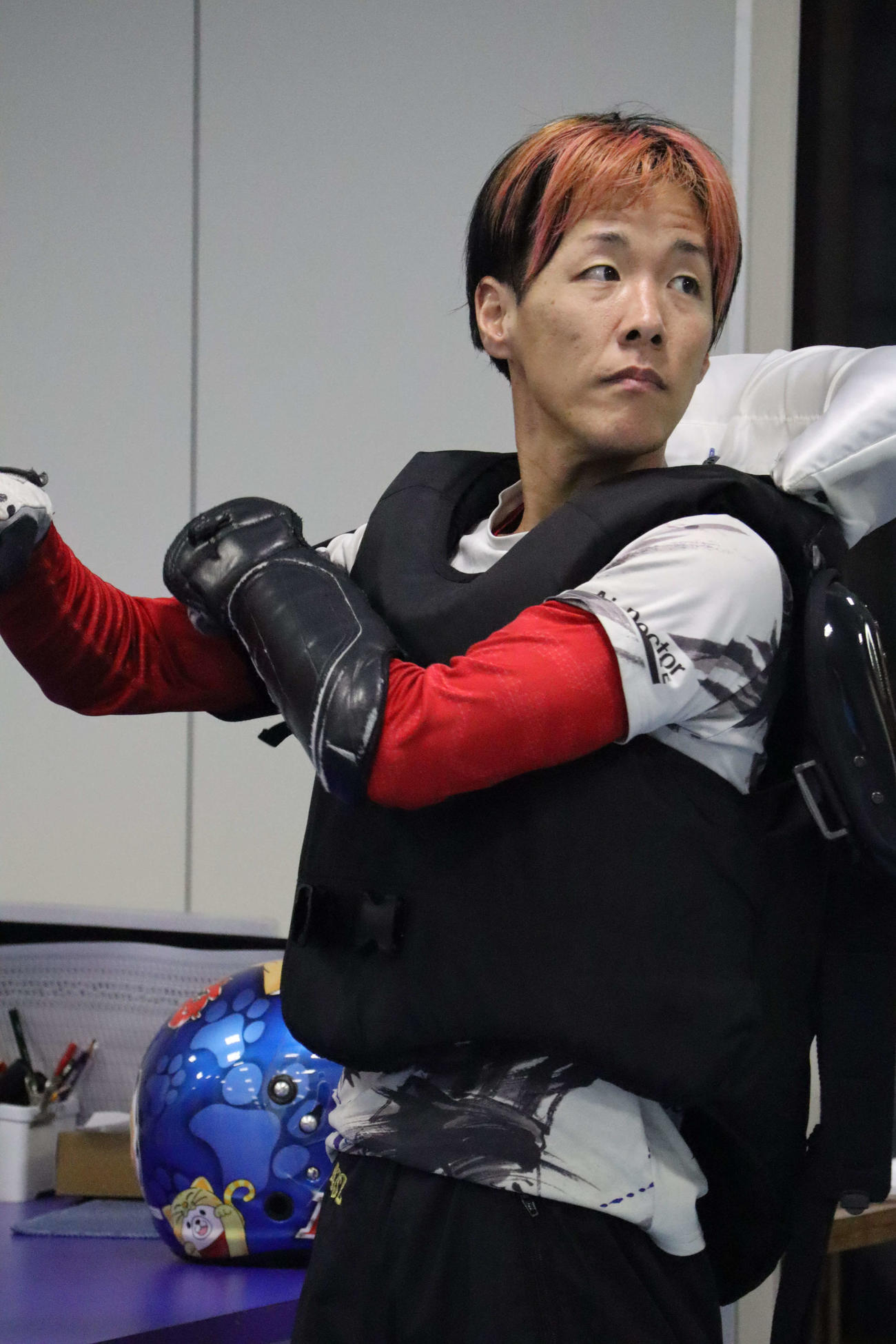 堀本和也のピット離れが強力だ。準優11Rもインを狙ってシビアに攻める