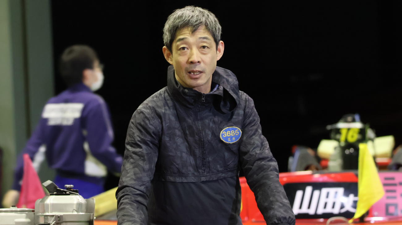 まくりと逃げで連勝スタートを切った荒井輝年