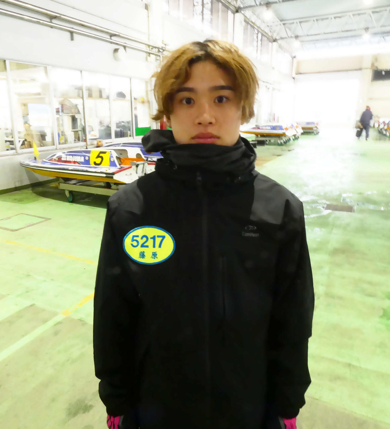 藤原碧生が好調な50号機をゲット。今節も大暴れしてくれそうだ（撮影・前原一樹）