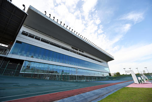 KEIRINグランプリ2023を開催する立川競輪場(2023年7月6日撮影)