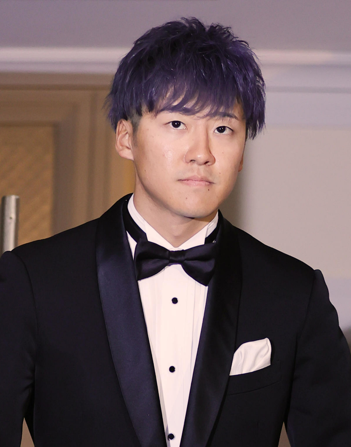 KEIRINグランプリ2023の会見に登場した真杉匠（撮影・野上伸悟）
