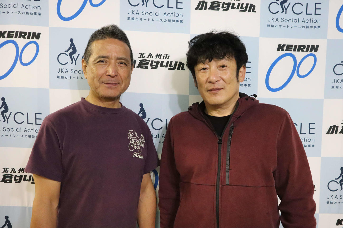 初日は川口秀人、重一徳（左）の57期コンビが大健闘した（撮影・音無剛）