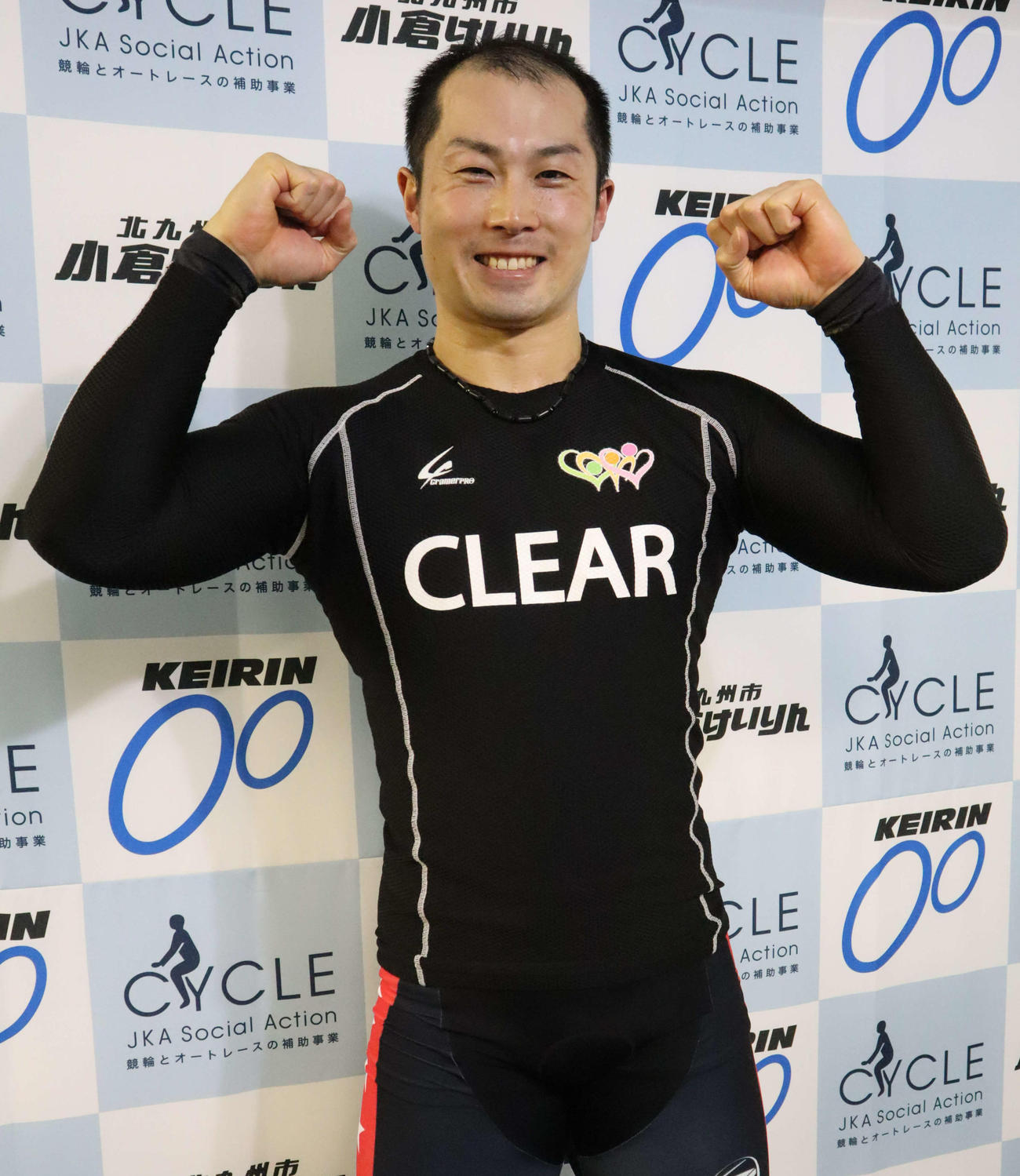 準決を快勝して破顔一笑の久米康平