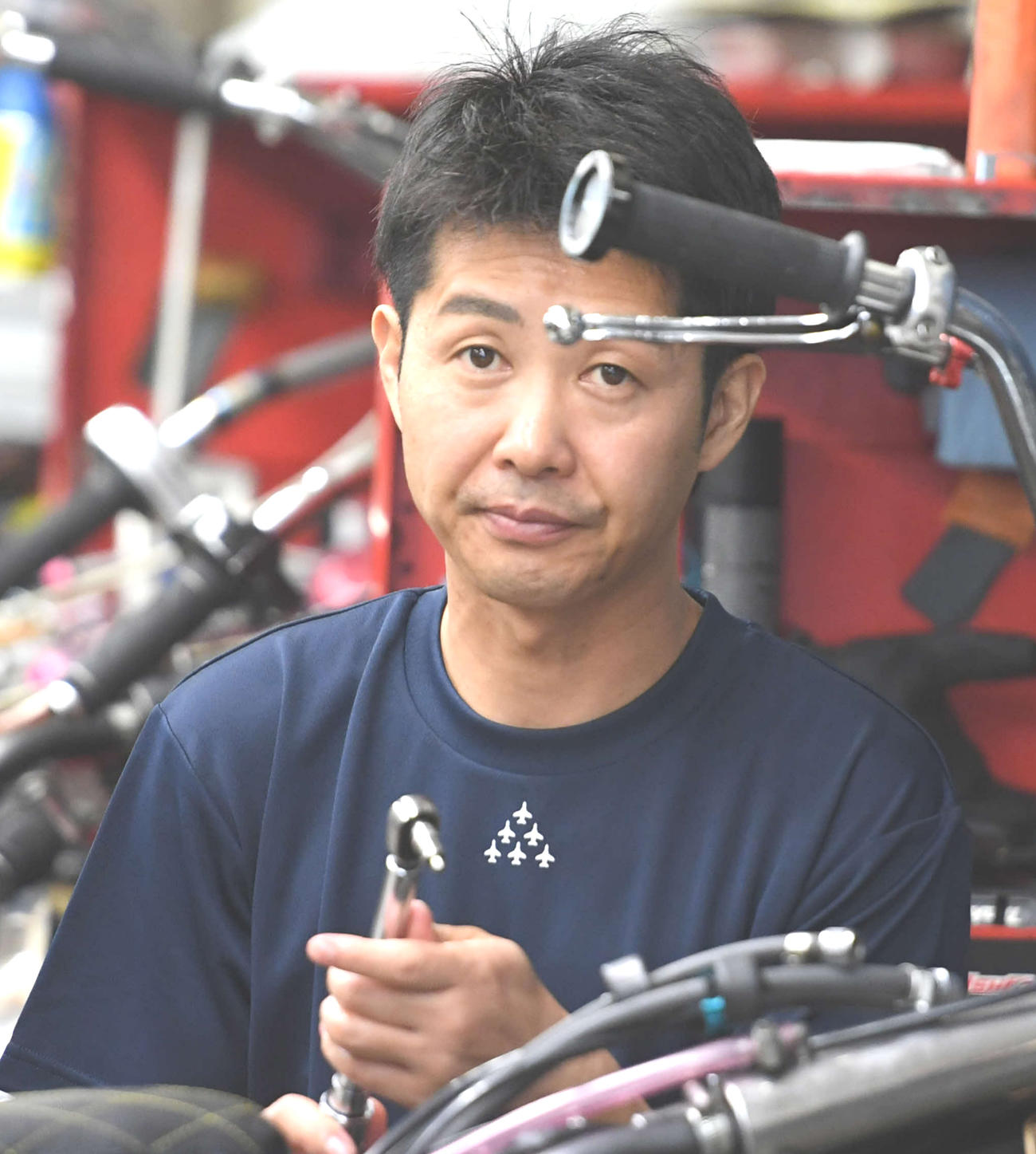 混戦の突破力には定評がある金子大輔