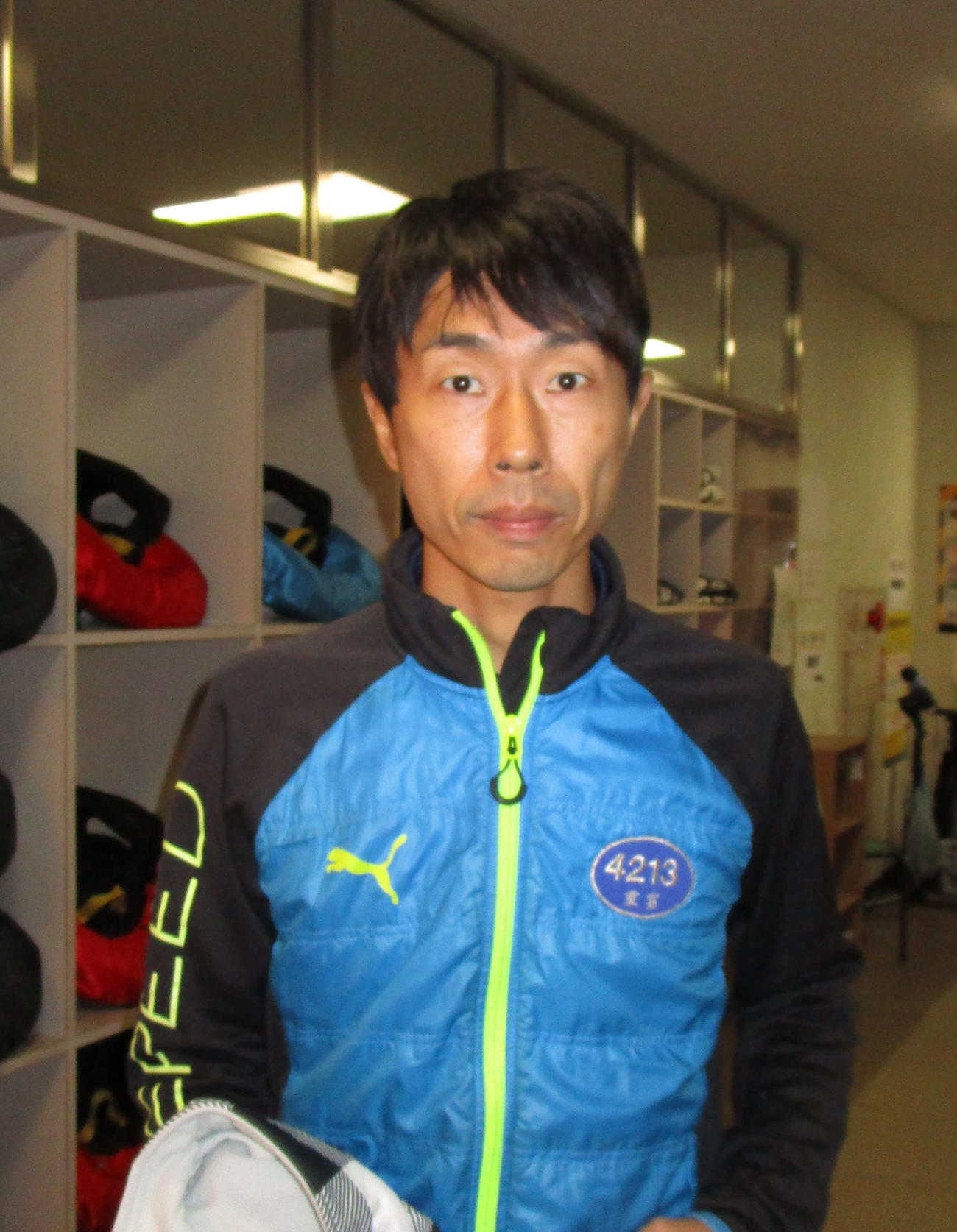 チルトを跳ね、伸び仕様で勝負に出た重富伸也（撮影・安井雅彦）