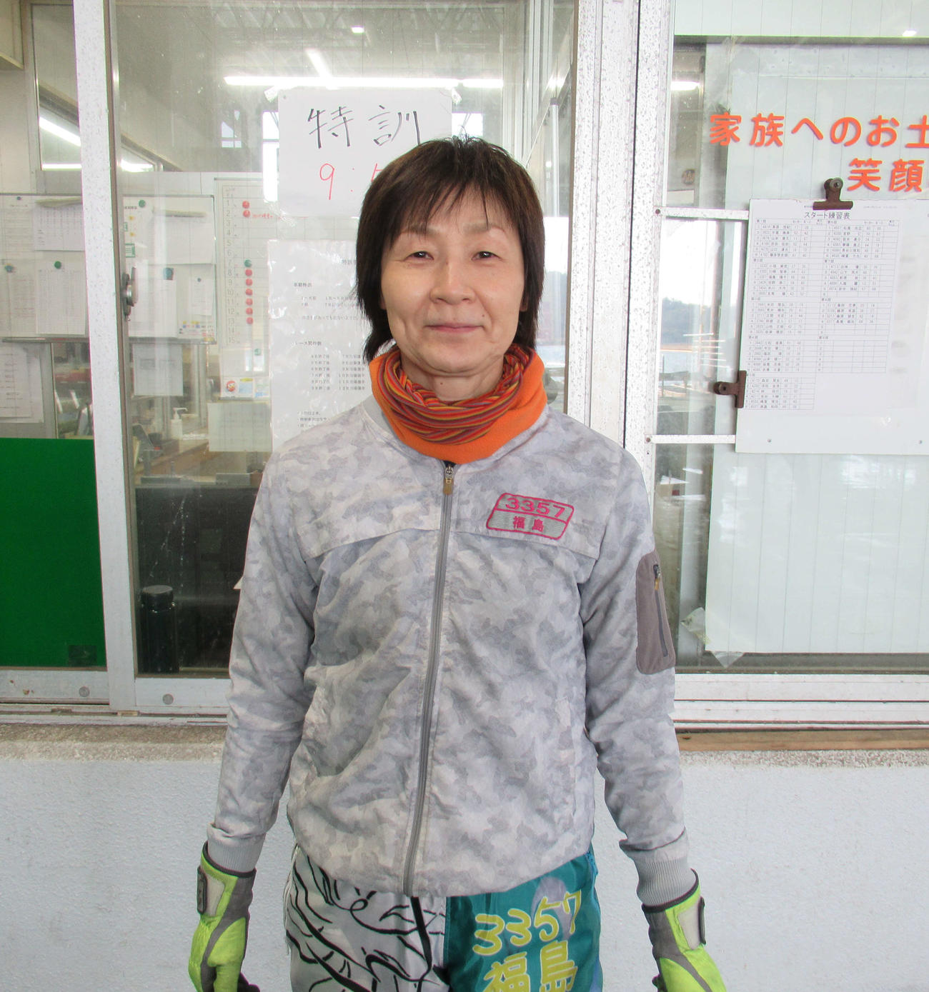 福島陽子は初降ろしから2節連続Vの66号機を手にし「伸びがいい」（撮影・高田和典）