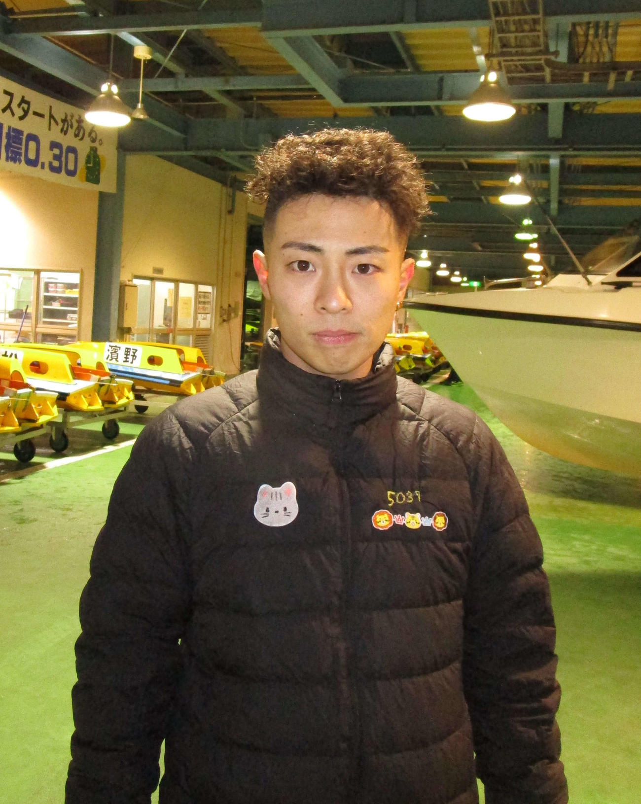 地元で初優勝を狙う田頭虎親（撮影・安井雅彦）