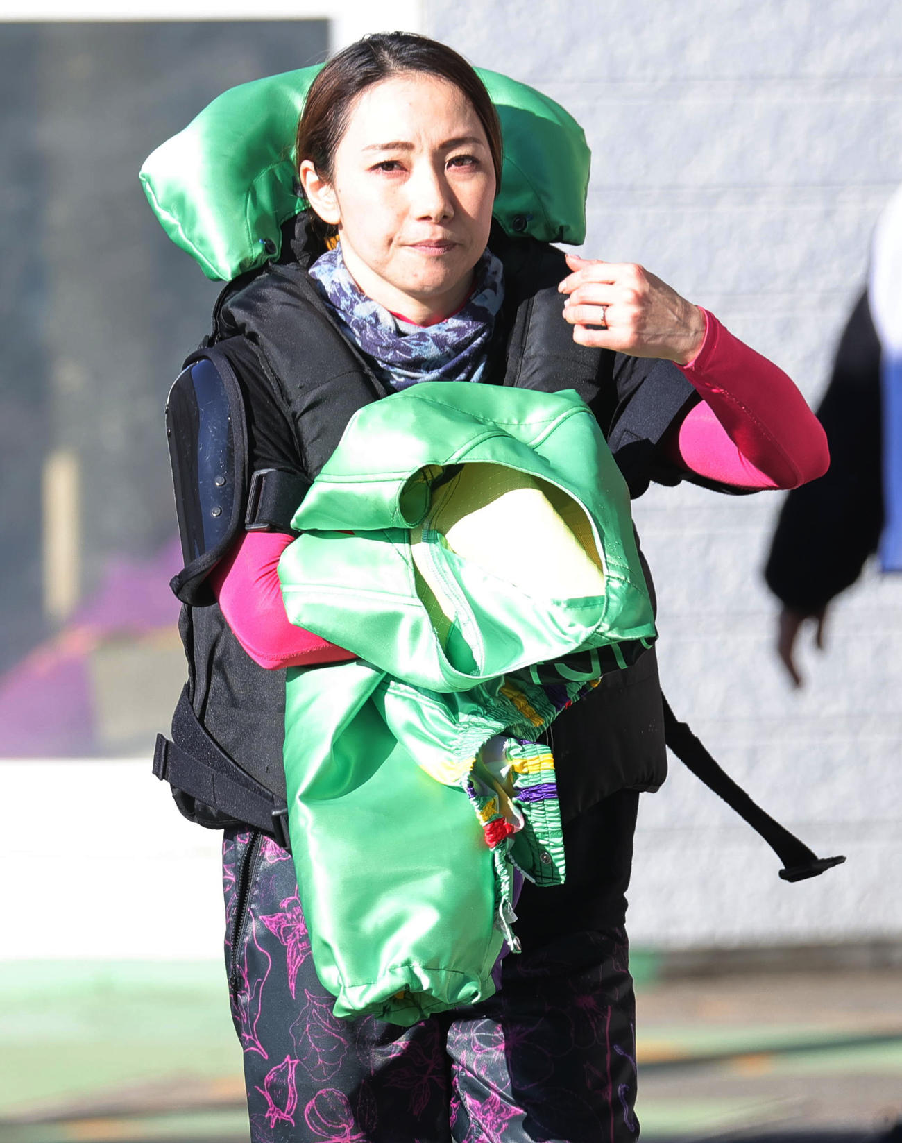 7Rで1着の魚谷香織（撮影・野上伸悟）