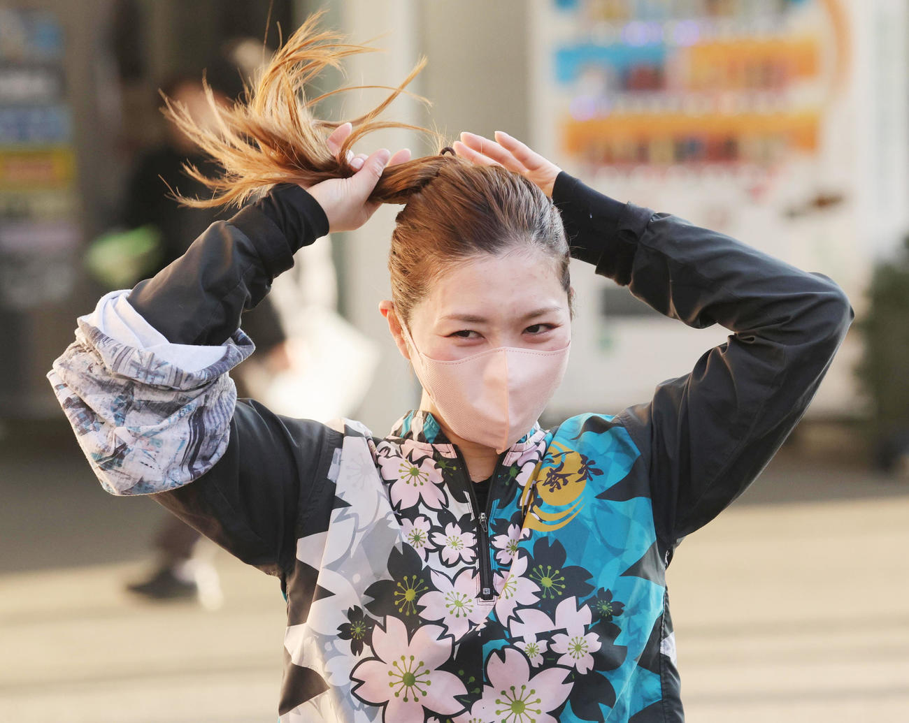 10R1着の西橋奈未（撮影・野上伸悟）