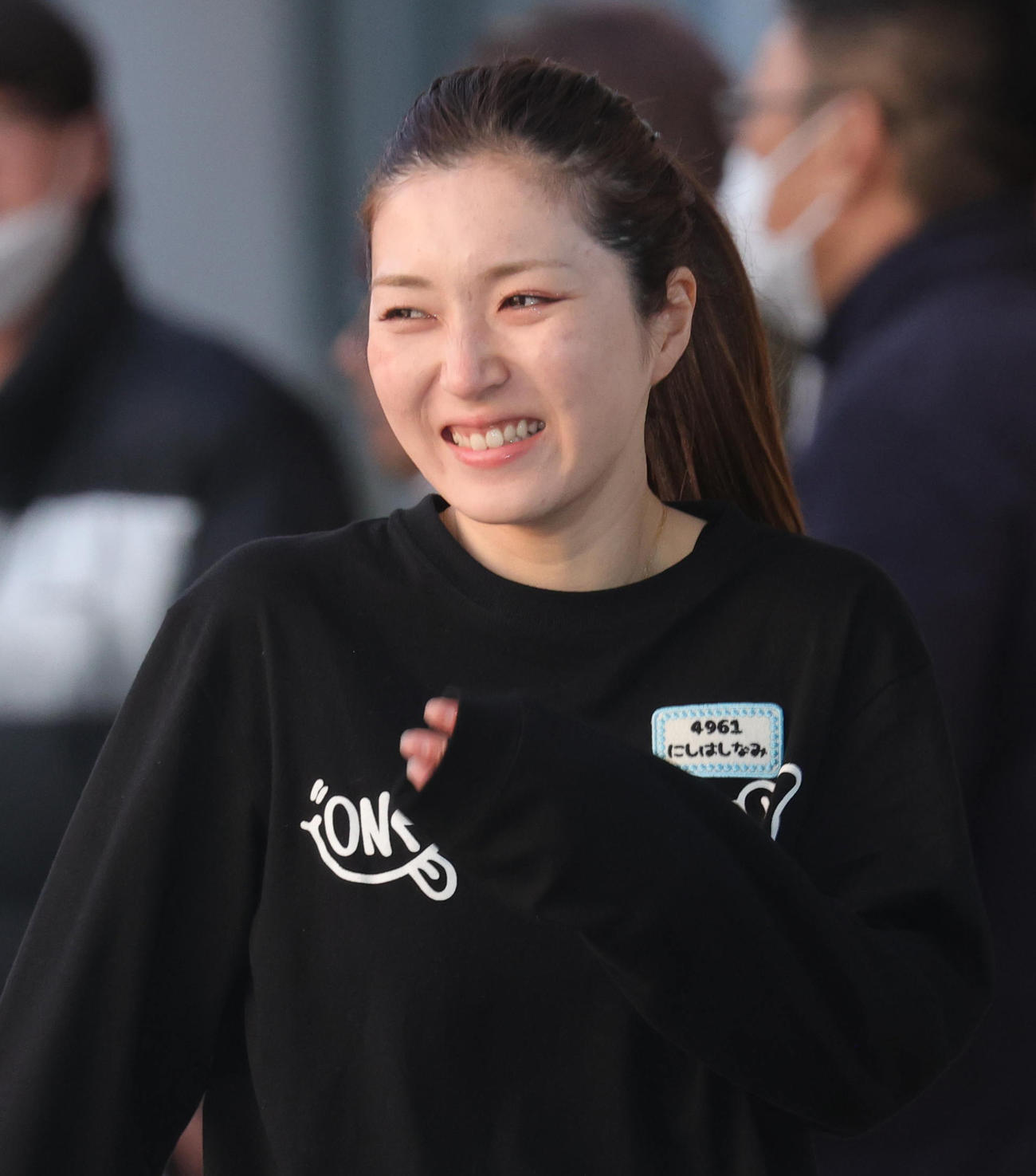 10R1着の西橋奈未（撮影・野上伸悟）