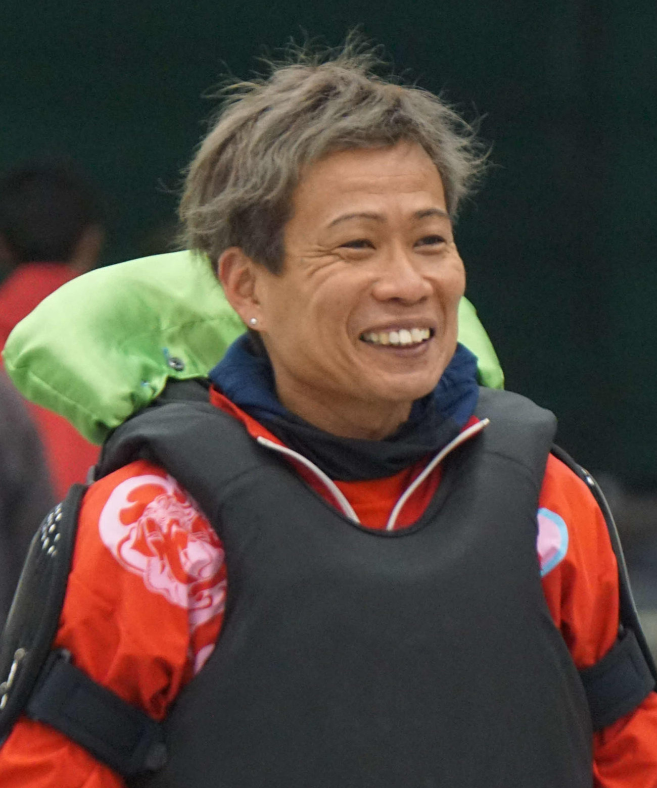 41号機と再会した飯山晃三
