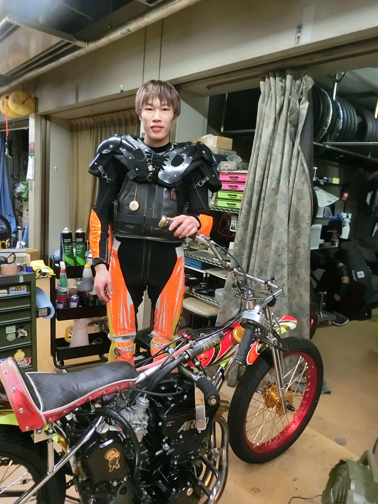 スーパールーキー佐藤励は連続Vの勢いをキープしている（撮影・海老原実）