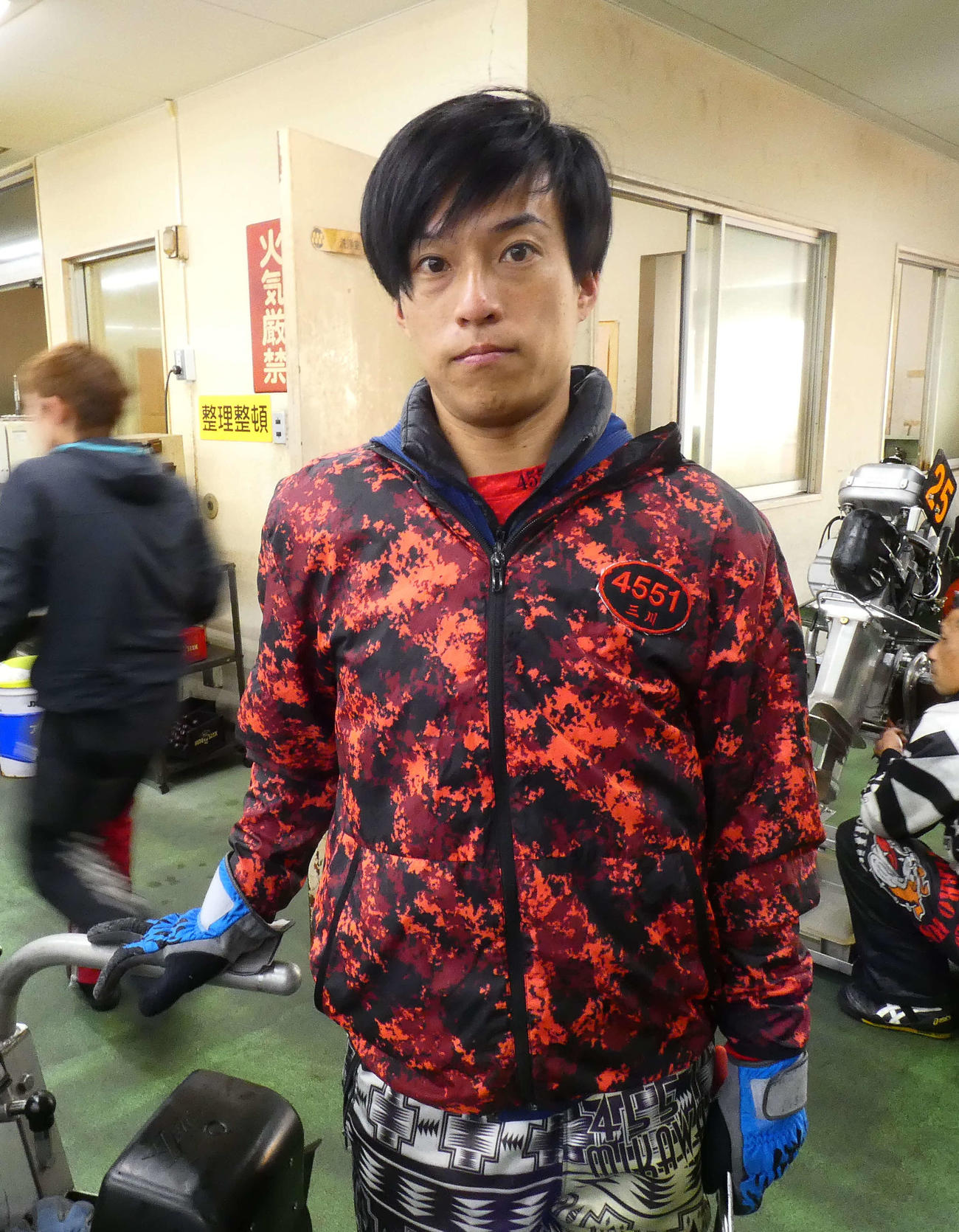 三川昂暁の34号機がどう化けるか注目だ（撮影・前原一樹）