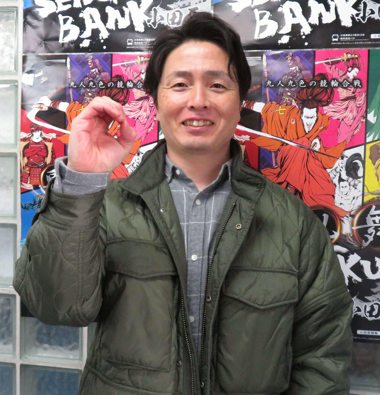 前場所伊東から中0日で挑む岡村潤（撮影・栗田文人）