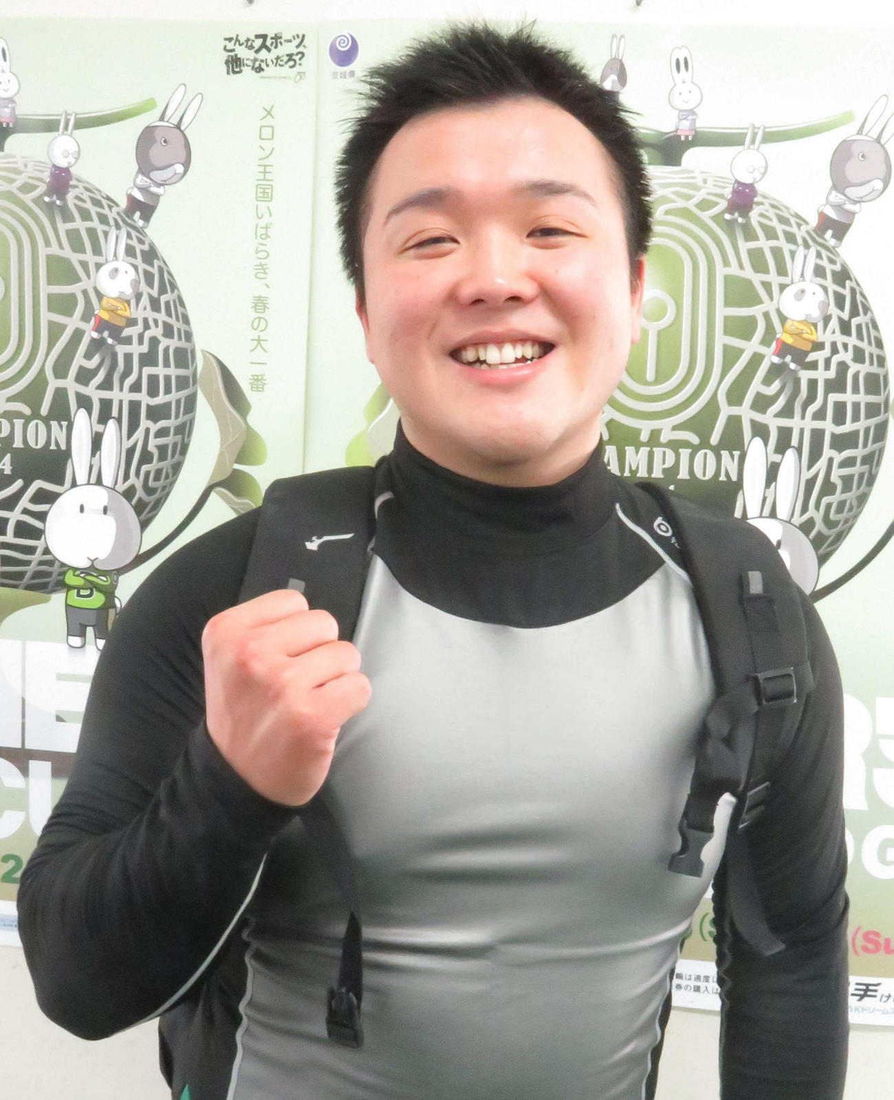 決勝で地元連続Vを狙う松田昂己