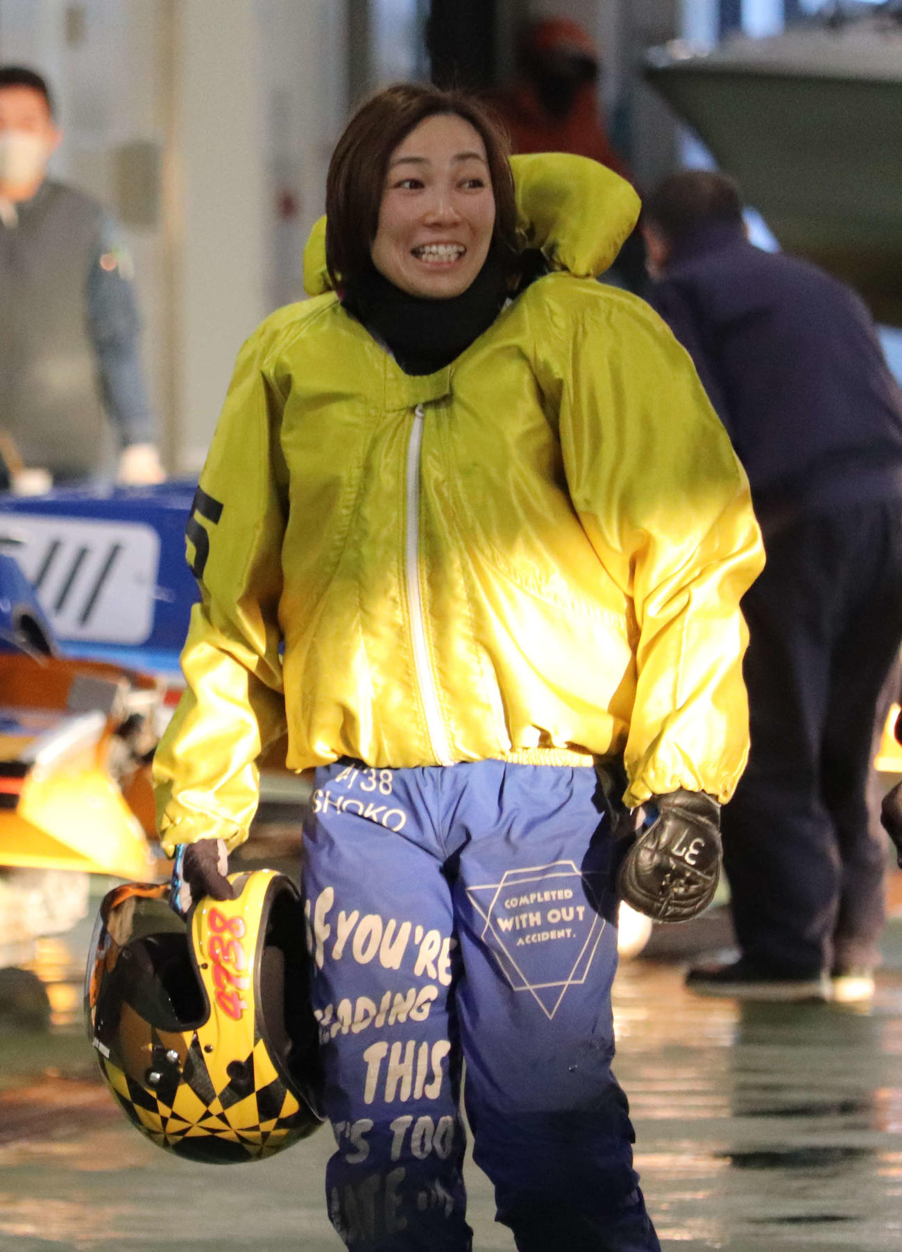 清埜翔子が開幕ダッシュに成功。思わず表情を緩ませた