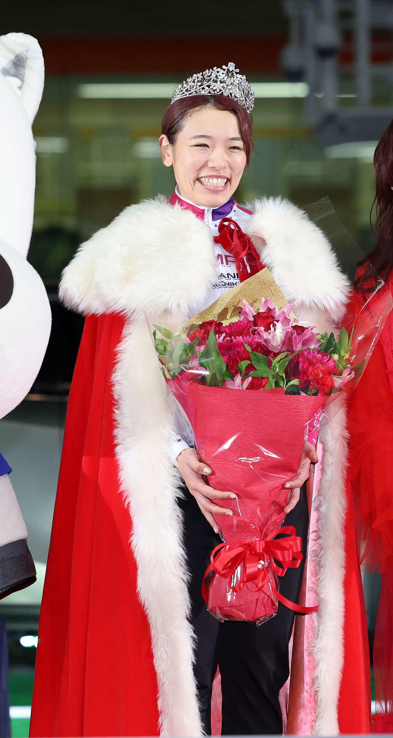 ガールズGPを初制覇した佐藤水菜がガールズ最優秀選手賞を手にした