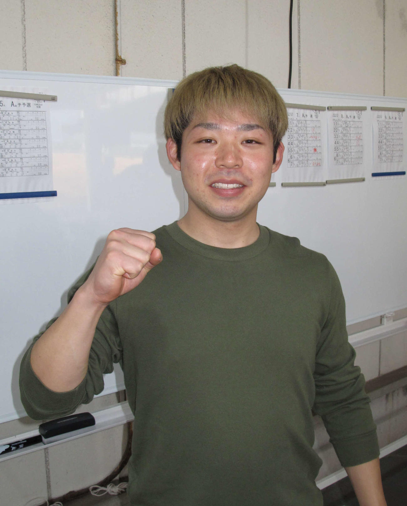 決勝戦で惜敗が続く佐々木祐太が、成長を自信に勝ち上がりを誓う（撮影：和田年弘）