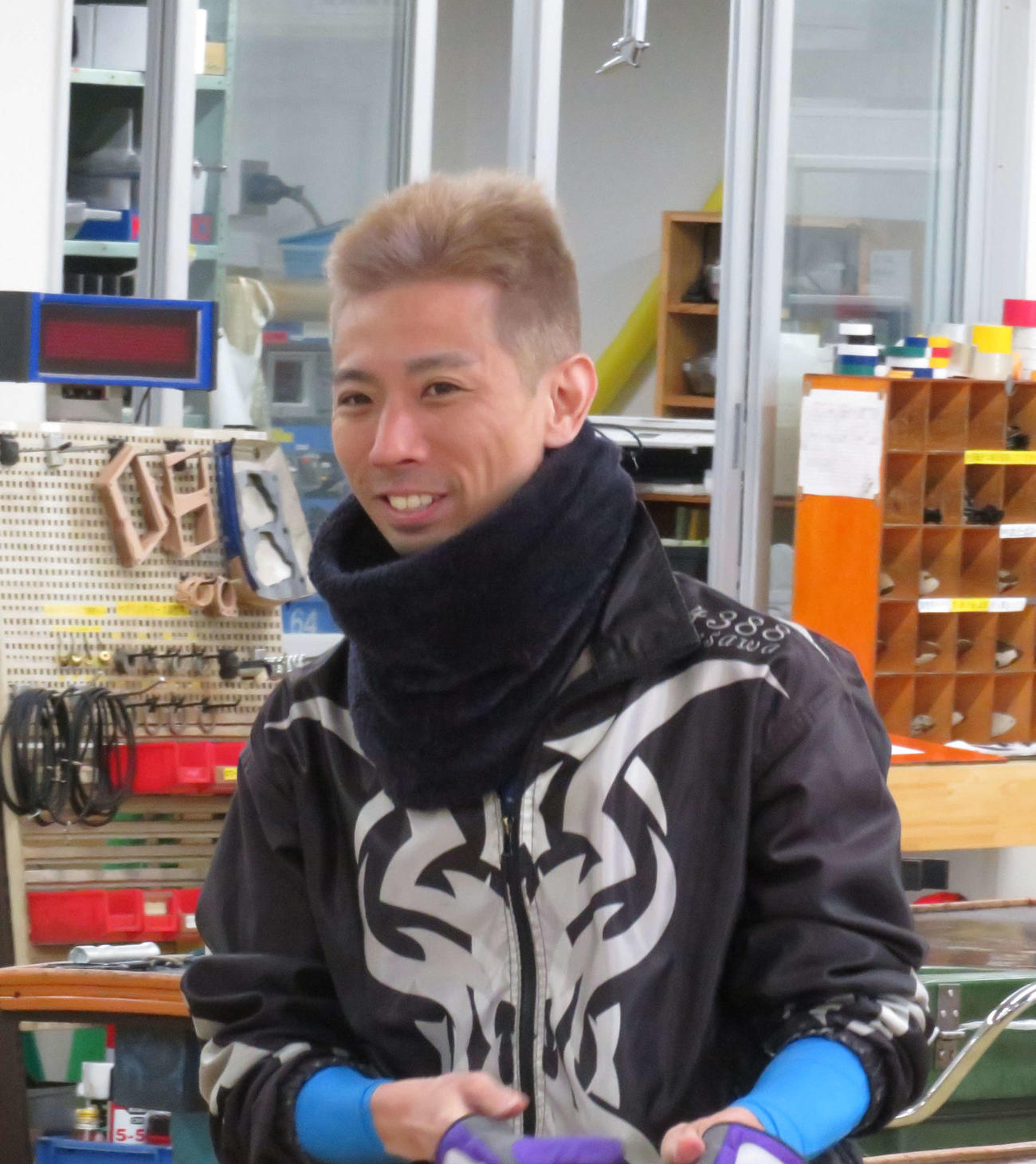 気分一新、ヘアスタイルを変えた是沢孝宏