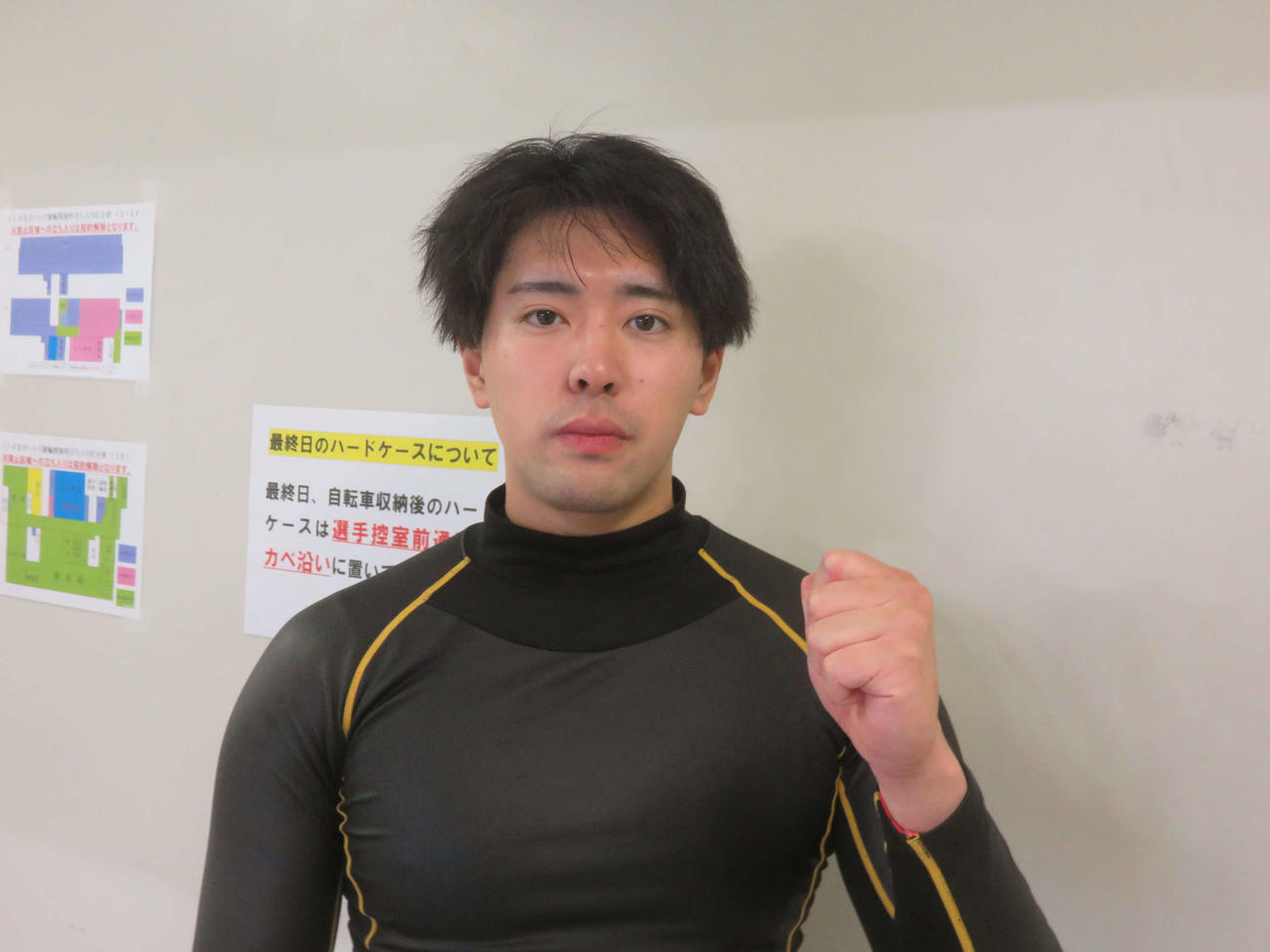 オープニングレースを制した小笠原一真