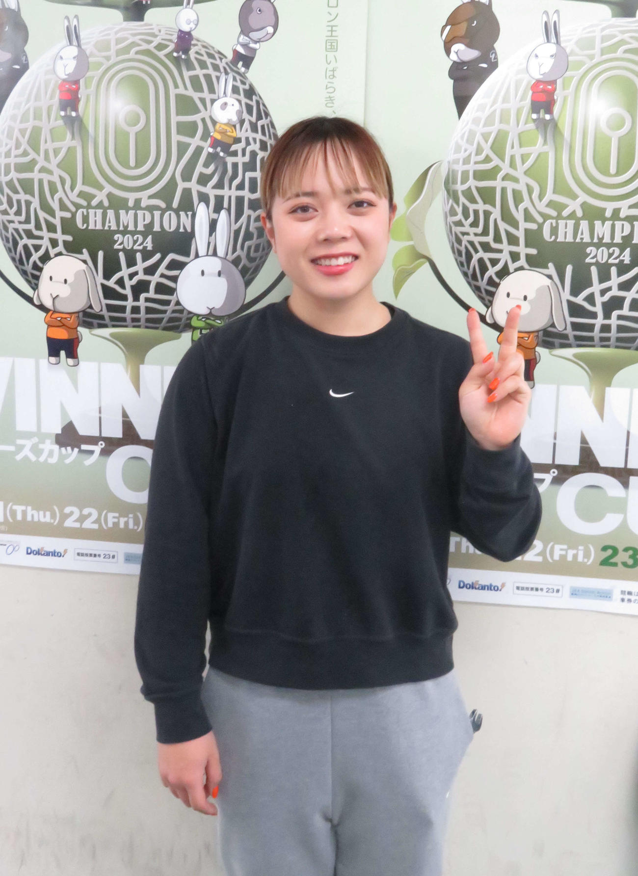 練習で好感触をつかんで乗り込んできた熊谷芽緯