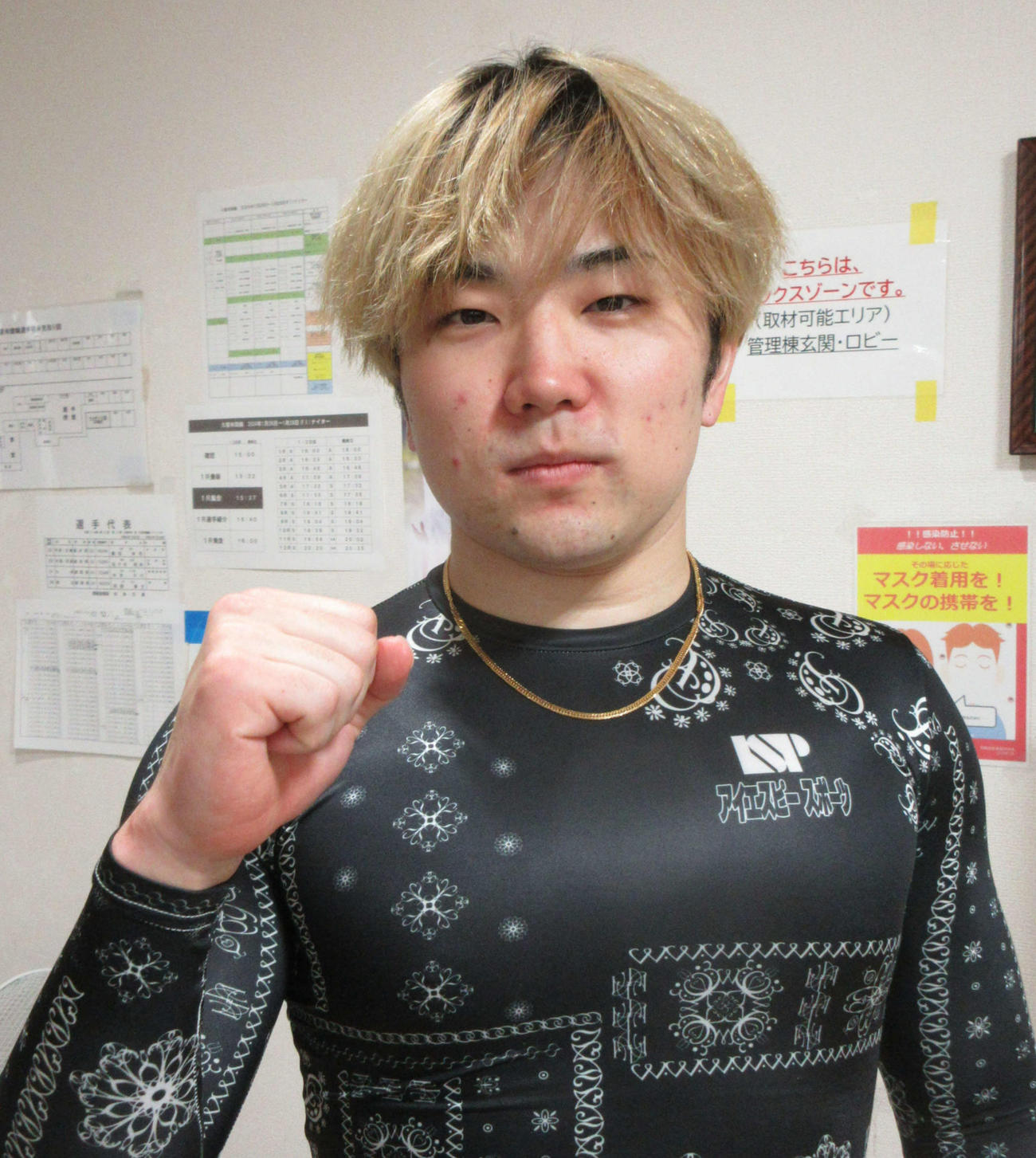 自慢のパワーで連続優勝を目指す塩崎隼秀