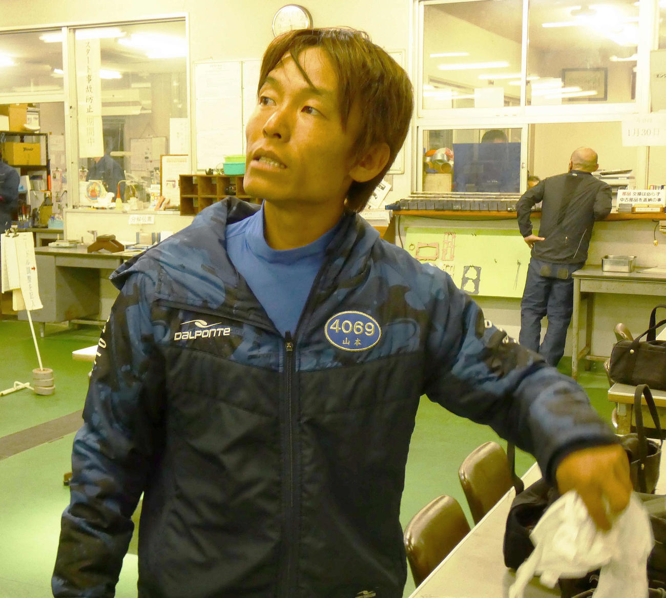 山本修一が足の底上げを急ぐ（撮影・前原一樹）