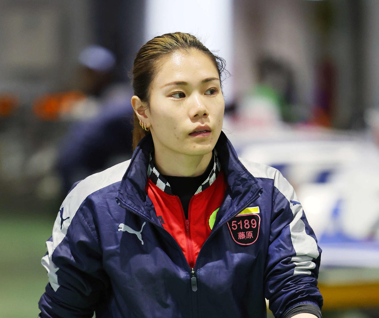 藤原早菜は高い意識を持って挑んでいる（撮影・前田充）