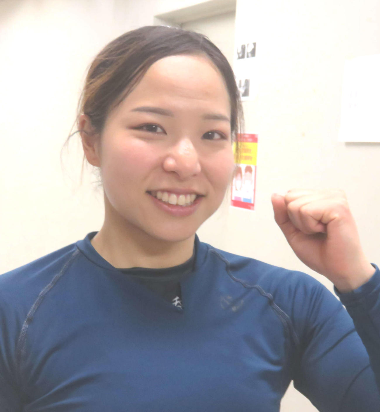 落車明け初戦で3着だった当銘直美