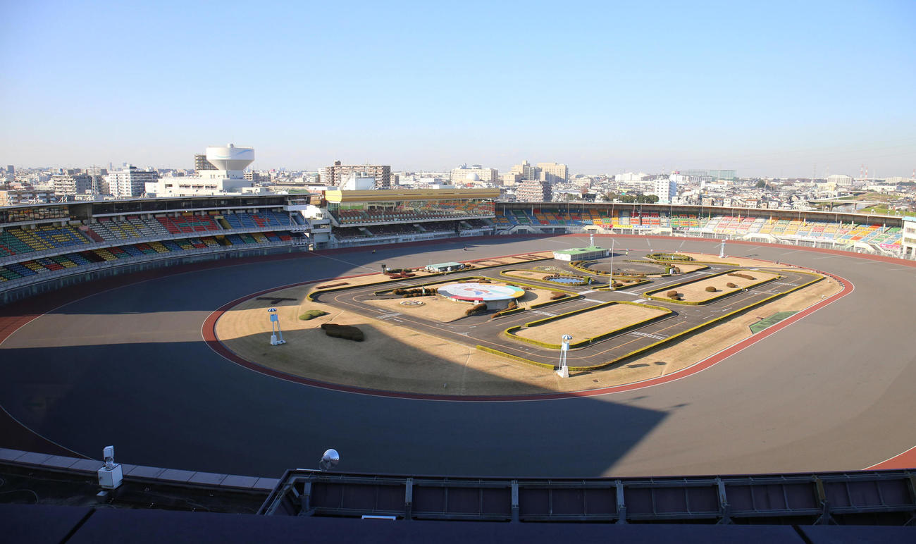 川口オートレース場（2015年12月26日撮影）