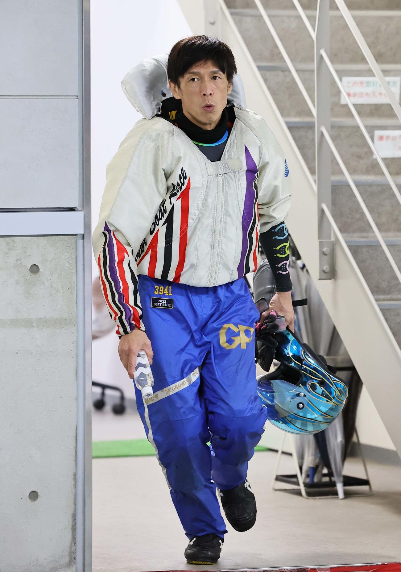 G1第69回東海地区選手権競走第5日目　11R1着の3941池田浩二（撮影・上田博志）