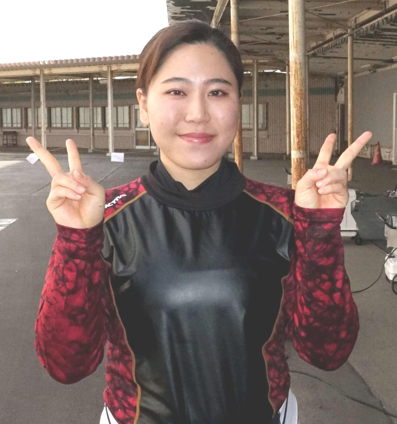 予選連勝を目指す竹野百香