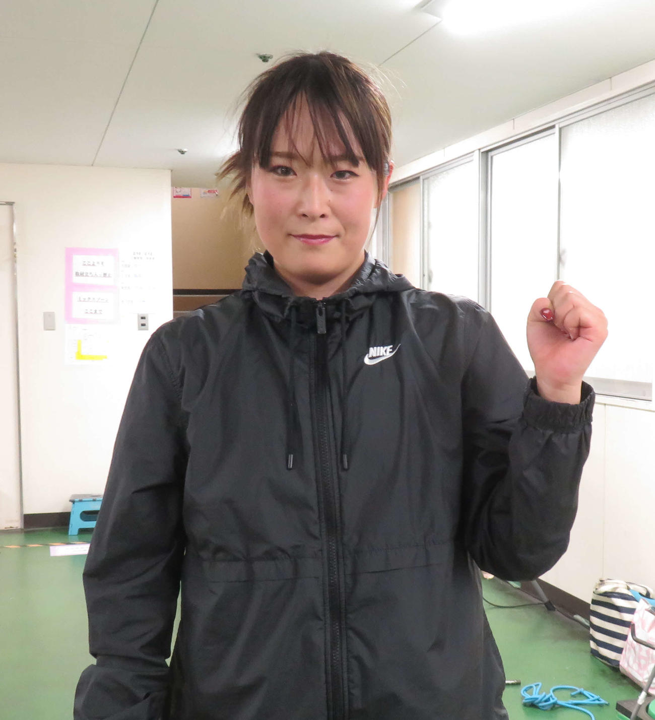 伏兵西島叶子が穴車券の使者になるか（撮影・栗田文人）
