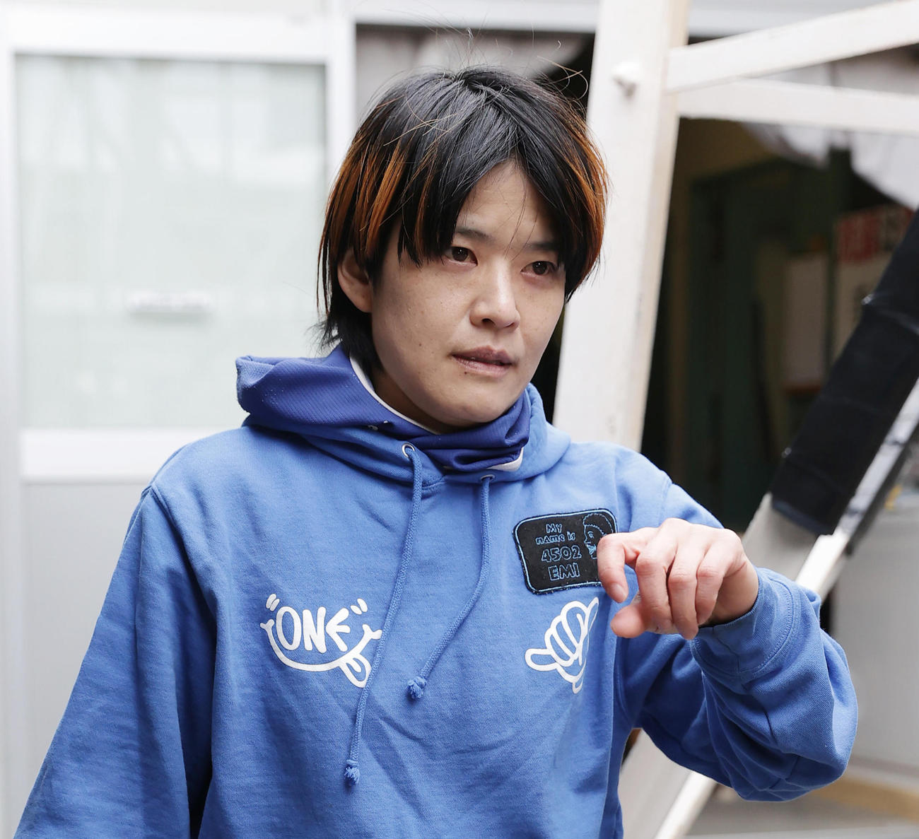 遠藤エミ（2024年2月8日撮影）