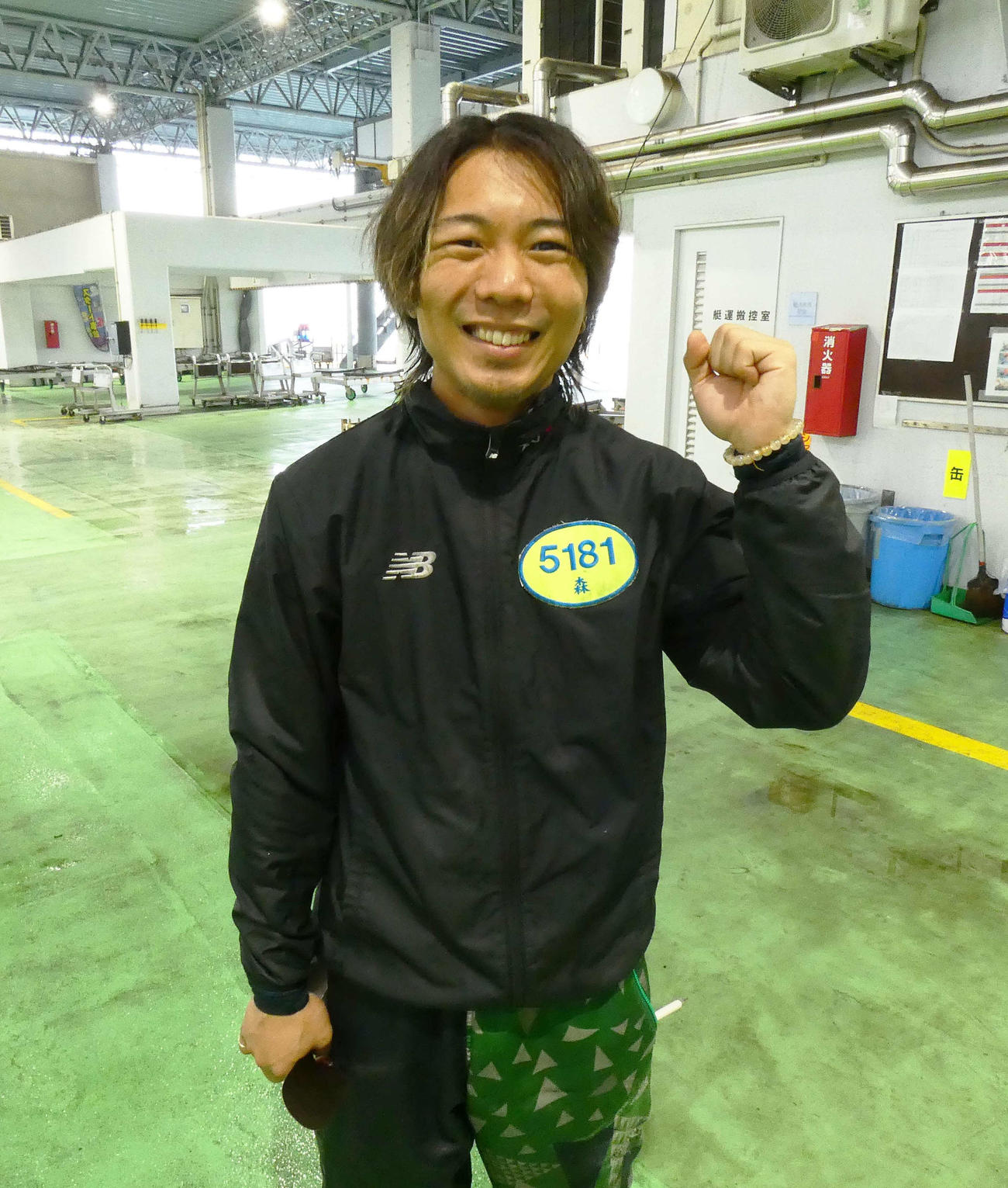 森智哉の初日は4、8Rで出番。久々の地元で台風の目となるか（撮影・前原一樹）