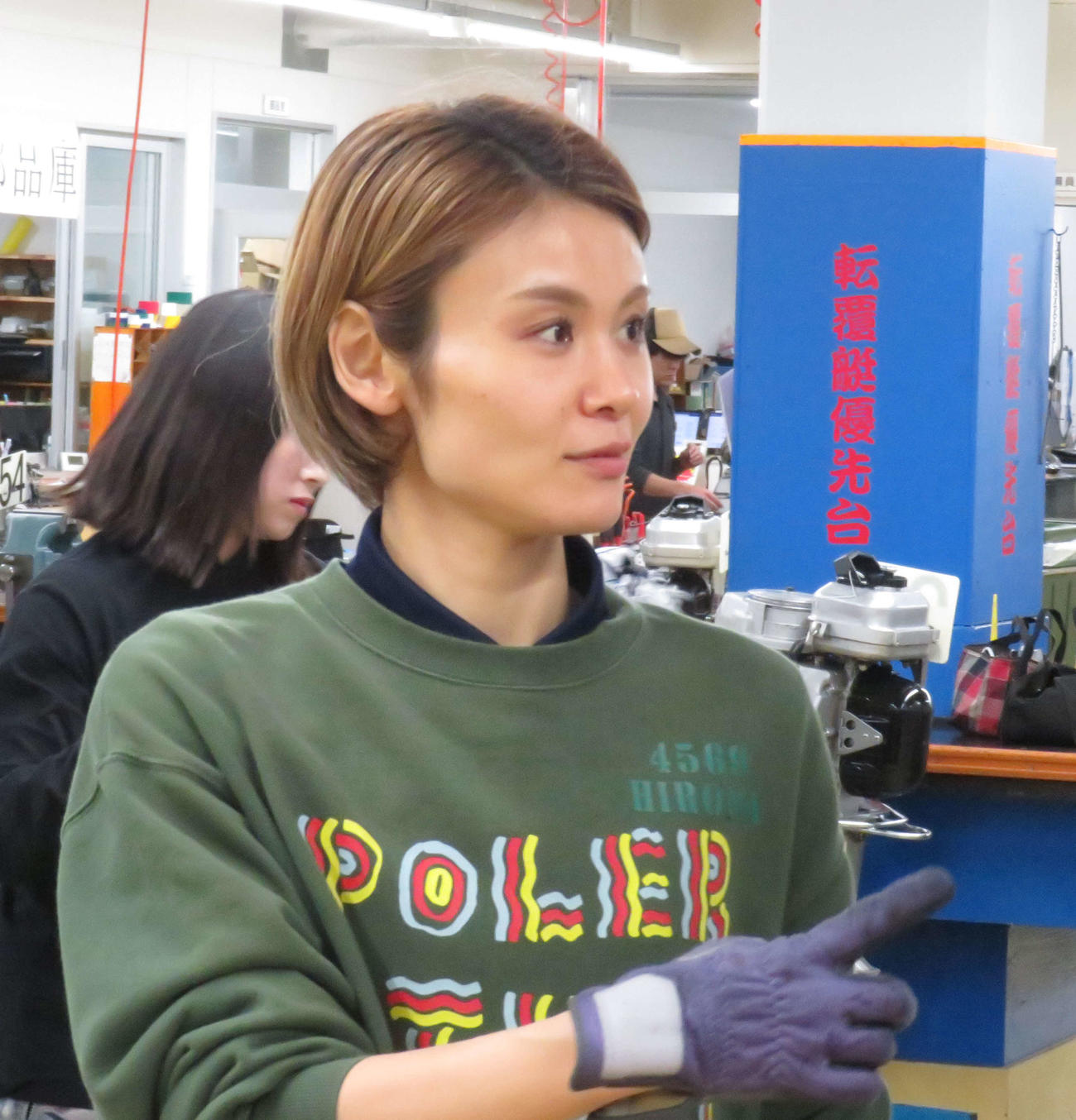 リズム回復の一発を決めた中沢宏奈＝2024年2月19日　戸田ボートレース場